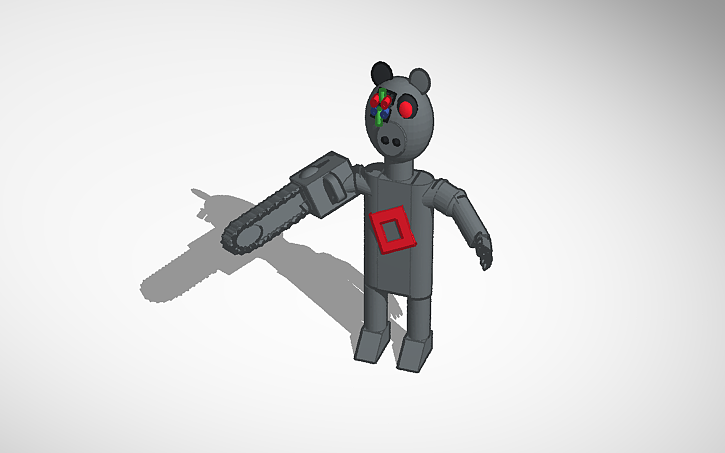 3D design Robby from Piggy - Tinkercad