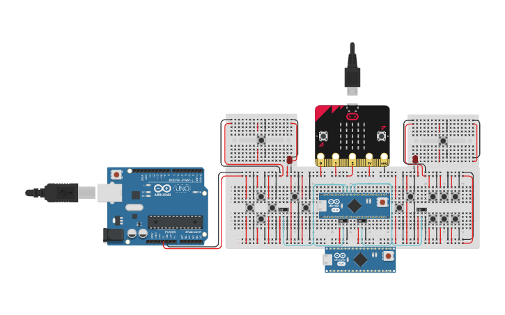Circuit design video game controller program - Tinkercad