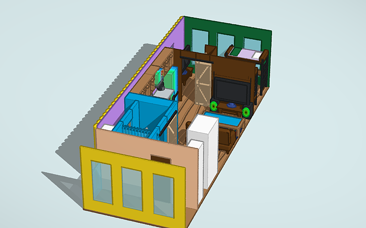 3D design Copy of Interior Design Challenge - Tinkercad