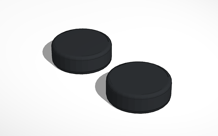 3D design puck - Tinkercad