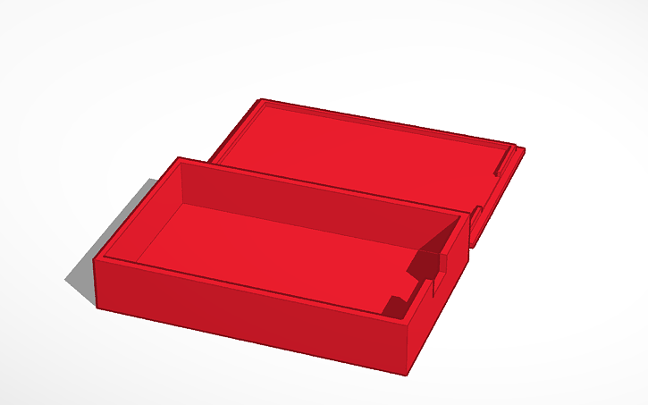 3D design Small rectangular case - Tinkercad