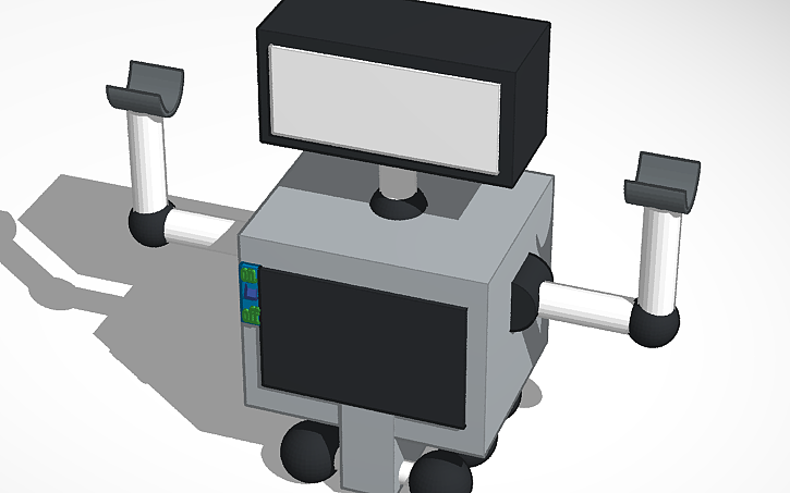 3D design Robot v1 - Tinkercad