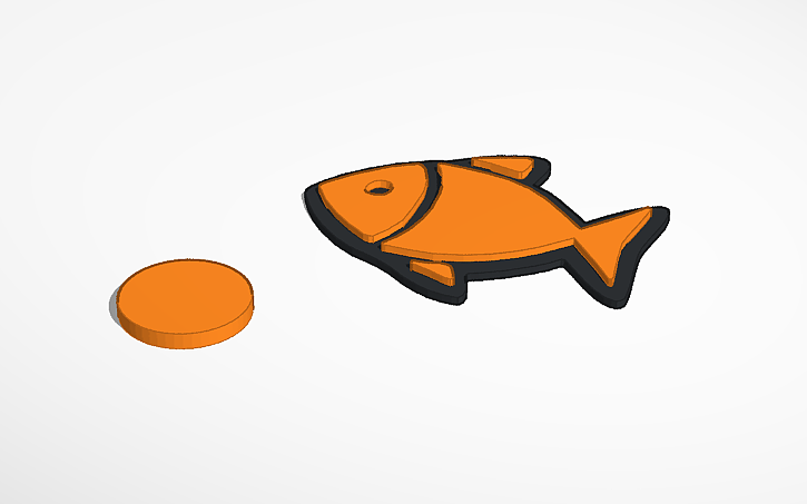Simulation Design Gold Fish 3D design Gold Fish - Tinkercad