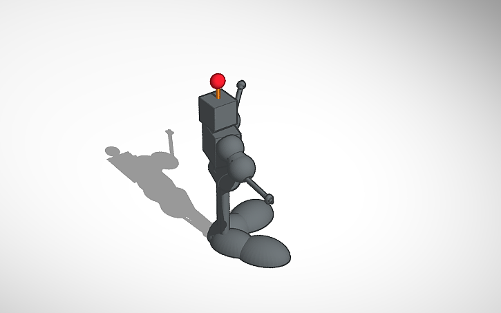3D design ROBOT ASISTENTE - Tinkercad