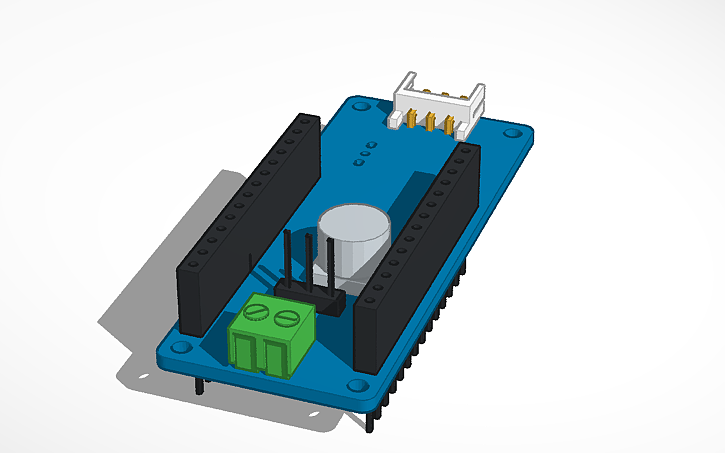 Arduino Dynamixel Shield Raspberry Pi 3D design DYNAMIXEL Shield for Arduino MKR series - Tinkercad
