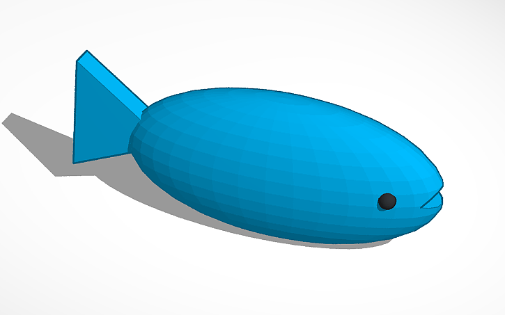 3D design Fish - Tinkercad