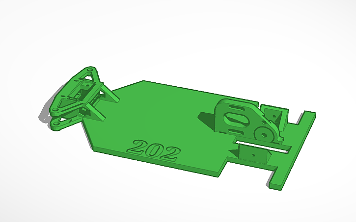 3D design CHASIS RC ARDUINO 202 - Tinkercad