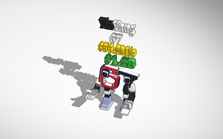 3D design Ying Yang 67 Brainrot - Tinkercad