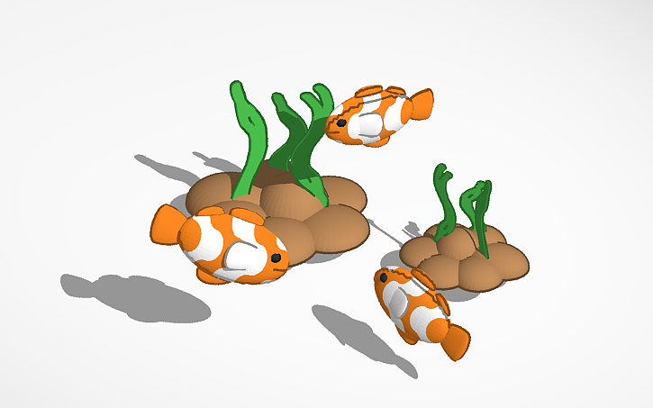 3D design TROPICAL FISH - Tinkercad