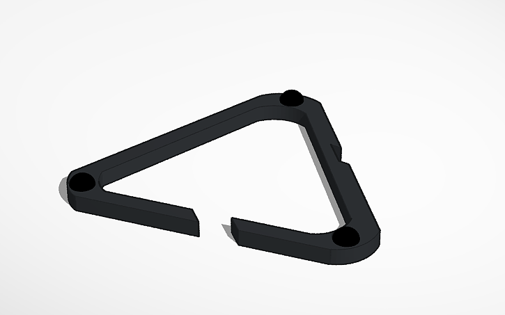 3D design Triangle Pool Ball Rack - Tinkercad