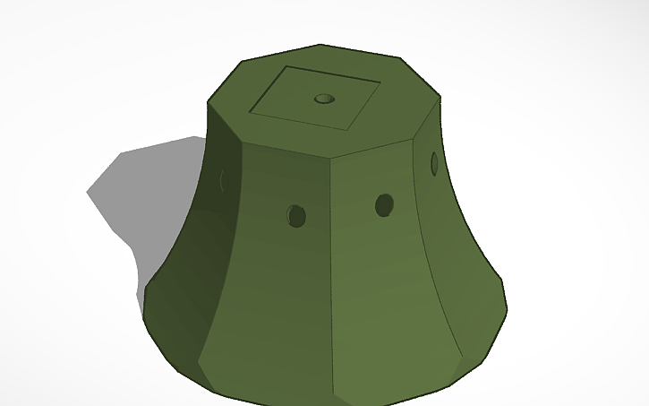 Inker Pad 3D design pen holder - Tinkercad