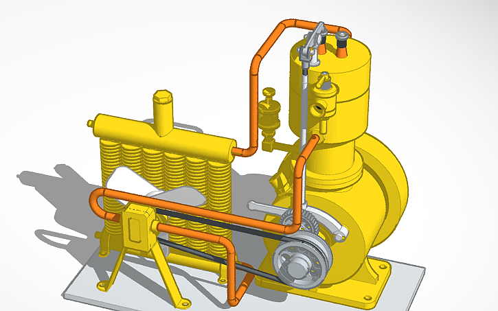 3D design Howell engine. - Tinkercad
