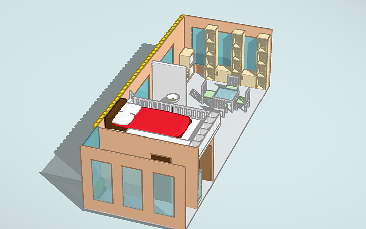 3D design Copy of Interior Design Challenge - Tinkercad
