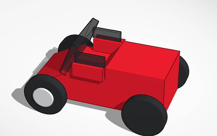3D design working car - Tinkercad