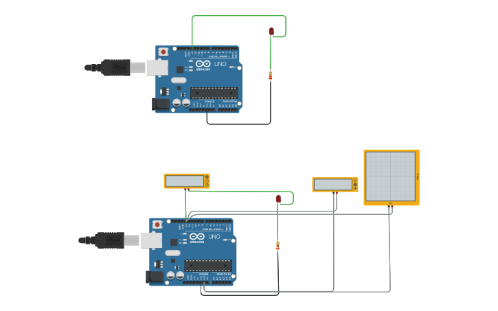 Arduino Led Cad Circuit design Arduino Led - Tinkercad