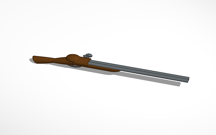 3D design Rifle - Tinkercad