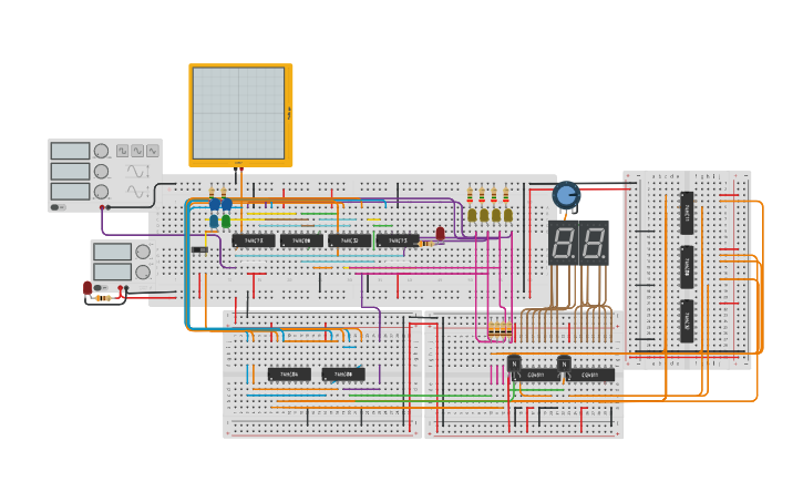 Circuit design 4-bit Synchronous Up/Down Counter using Dual JK Flip ...