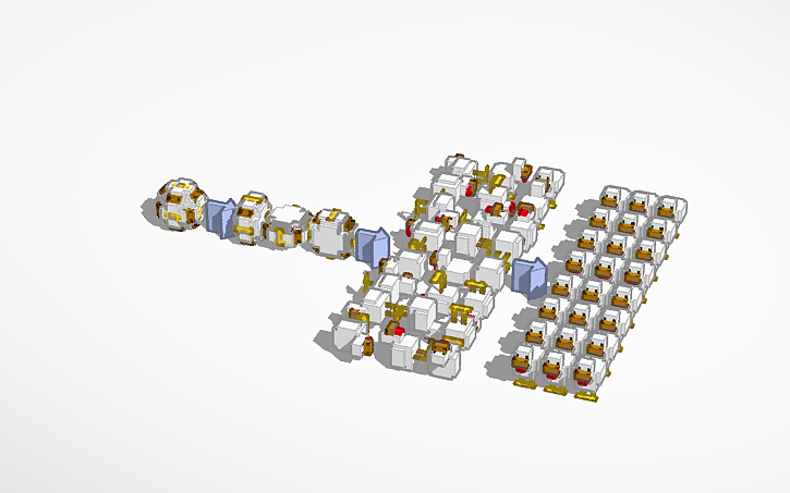 3D design Copy of Minecraft chicken sphere - Tinkercad