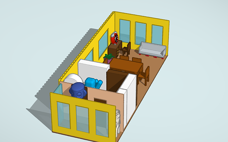 3D design Copy of Interior Design Challenge - Tinkercad