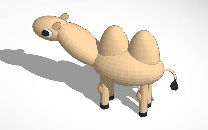 3D design Camel - Tinkercad