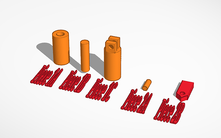 3D design Bendable Arm (Instructions down below) - Tinkercad