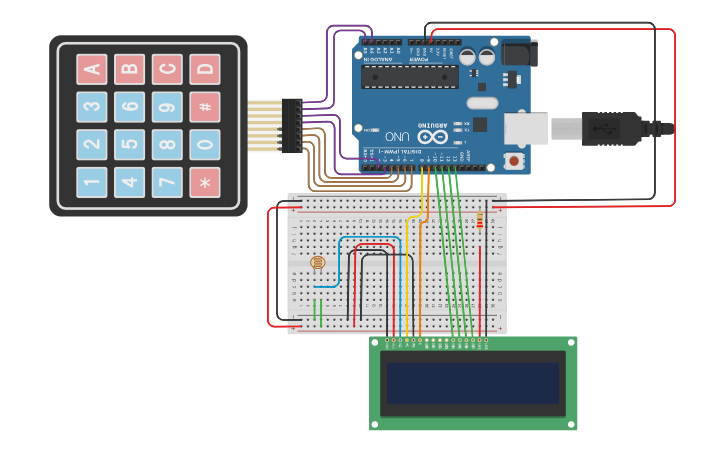Circuit design arduino - Tinkercad
