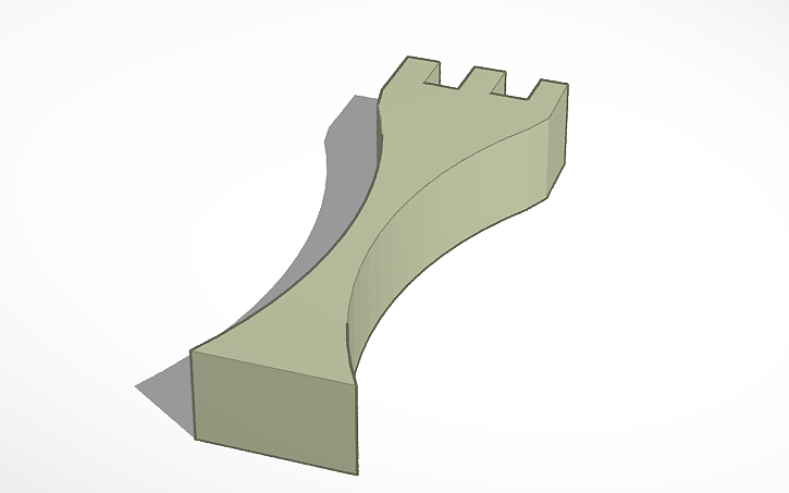 3D design rook - Tinkercad