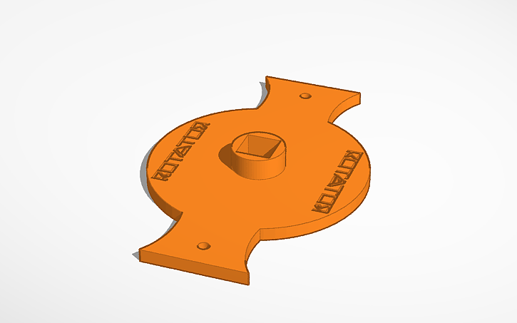 3D design RotatoR - Tinkercad