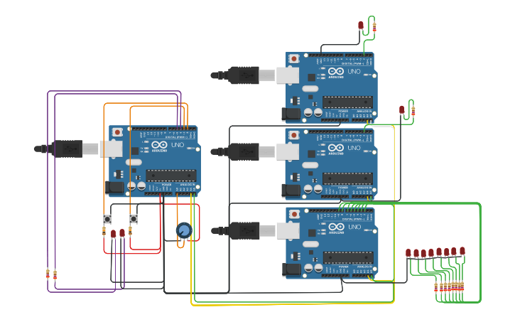 Circuit design i2c - Tinkercad