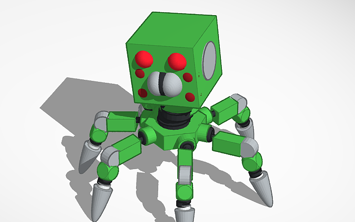 3D design Totebot Scrap Mechanic - Tinkercad