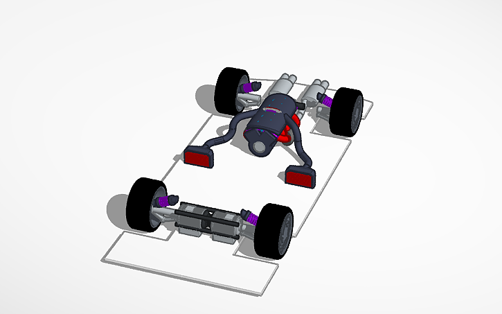 3D design Kurogane FZ13 Drivetrain - Tinkercad