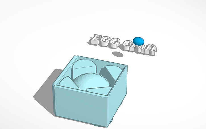 3D design Egg Drop - Tinkercad