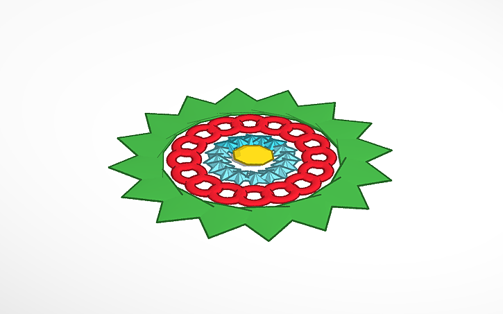 3D design Rangoli - Tinkercad