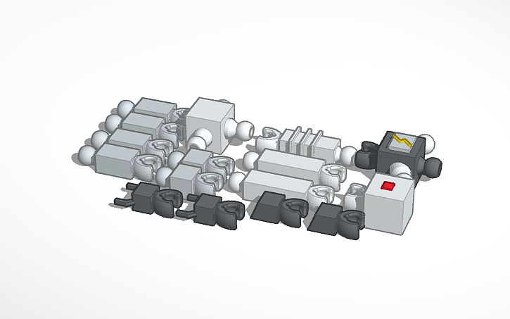 3D design WORKING Robot - Tinkercad