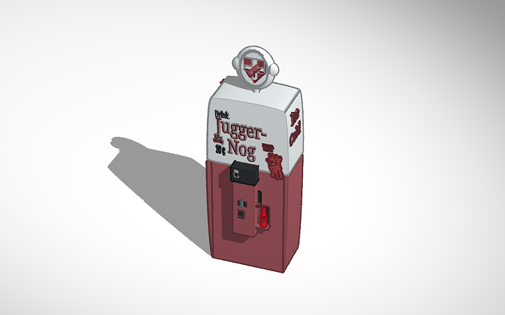 3D design Juggernog Machine Zombies - Tinkercad
