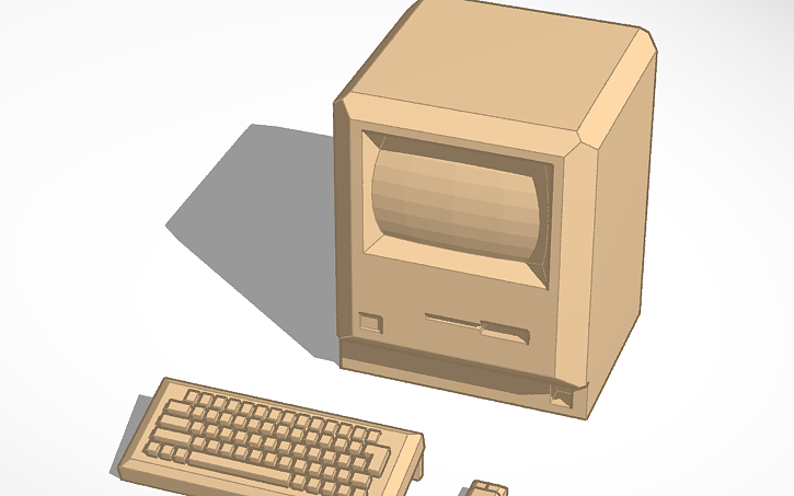 3D design Apple Macintosh computer - Tinkercad