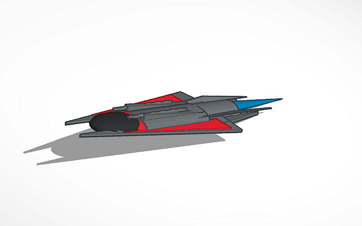 3D design Spaceman Spiff Hobbes's Fighter Jet - Tinkercad