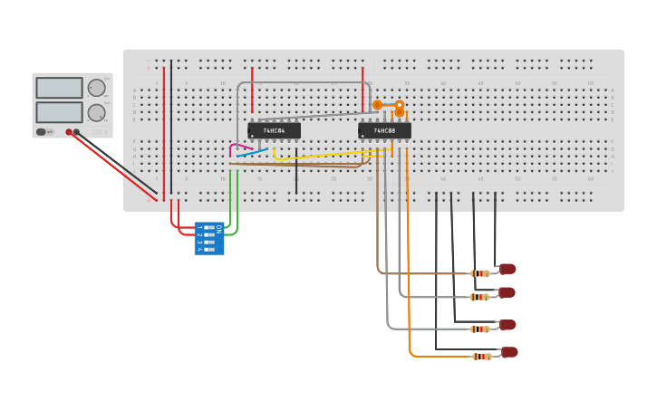 Circuit design decoder - Tinkercad