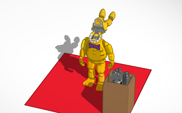 3D design Springlock suit - Tinkercad