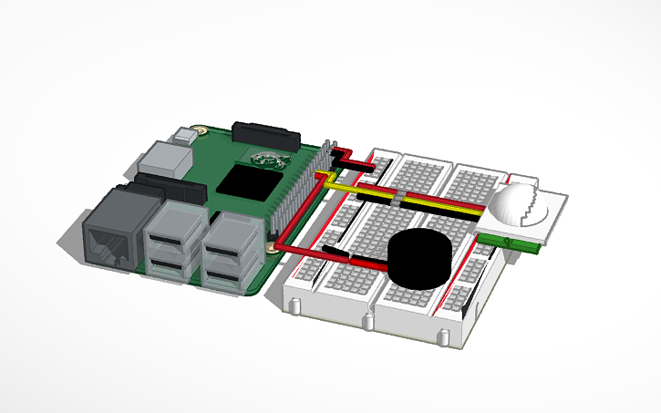 3D design Raspberry Pi 3 - Tinkercad