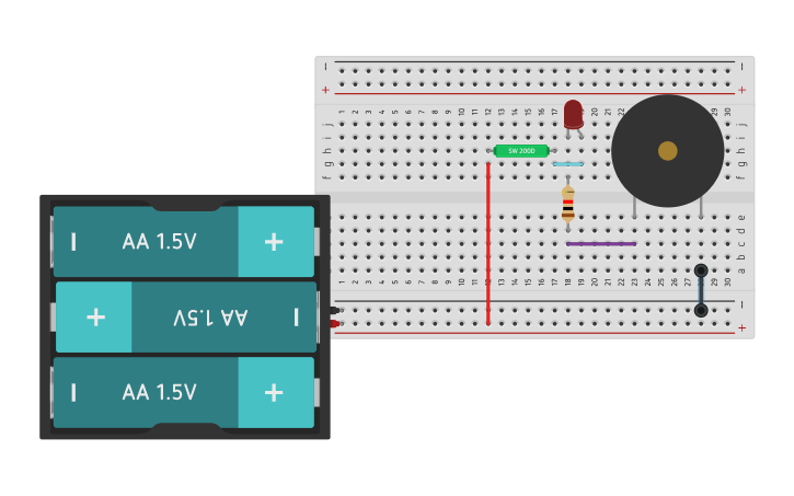 Circuit design Tilt Sensor - Tinkercad