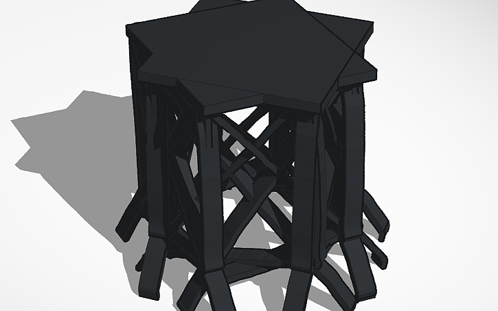 3D design spining vortex - Tinkercad