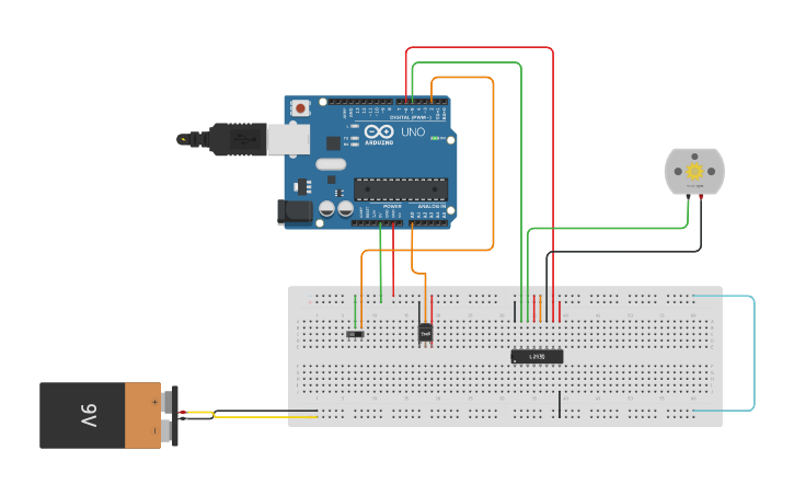 Circuit design MUHAMMAD EXEL PUTRA_121120059_TMP - Tinkercad