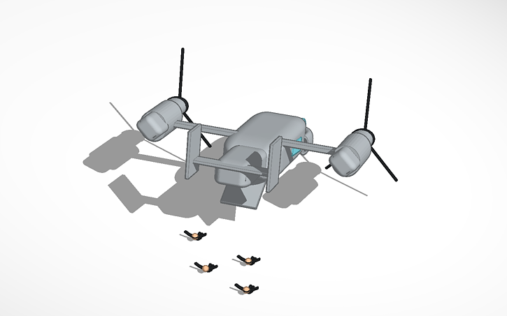 3D design Special ops VTOL - Tinkercad