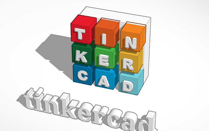 3D design tinkercad logo - Tinkercad