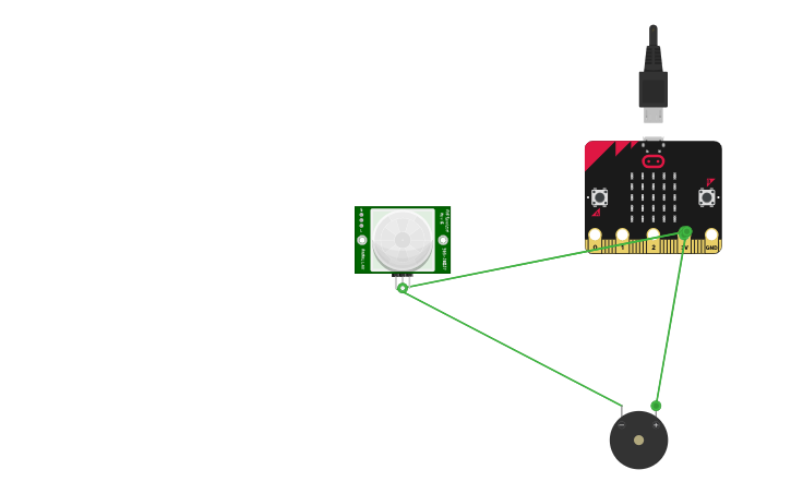 Circuit design micro.bit - Tinkercad