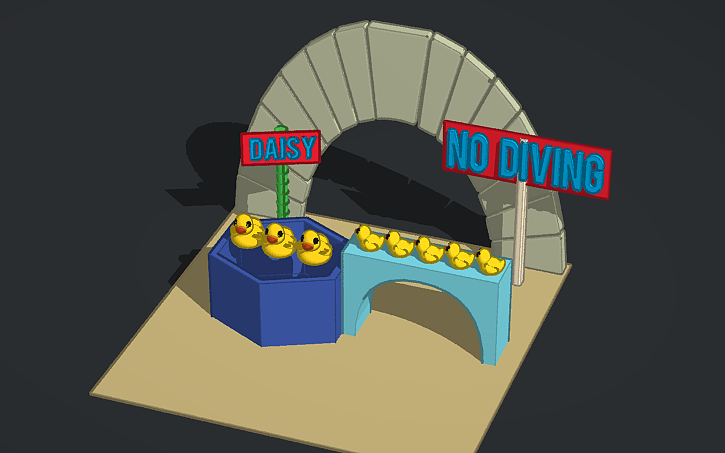 3D design rabbit cage decoration - Tinkercad