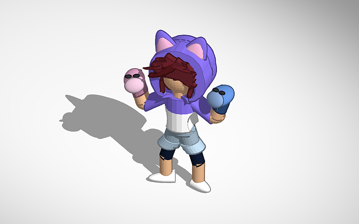 3D design Luz Noceda snake sock arms - Tinkercad