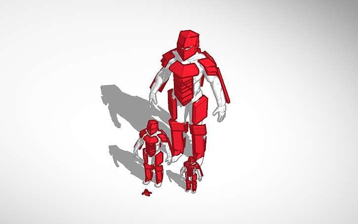 3D design armor - Tinkercad