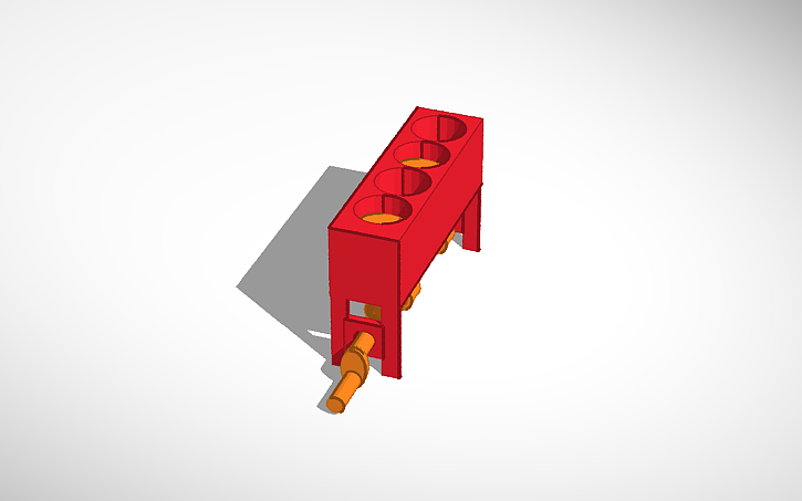 3D design piston engine - Tinkercad
